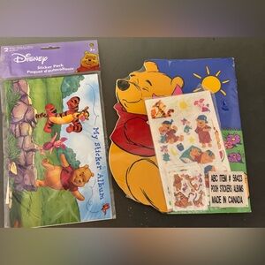 Winnie the Pooh sticker albums